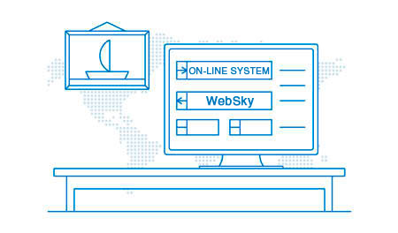 Online booking system WebSky
